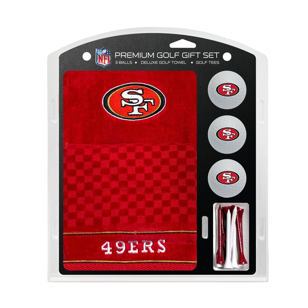 Team Golf SF 49ers Golf Gift Sets - Embroidered Towel Gift Set -