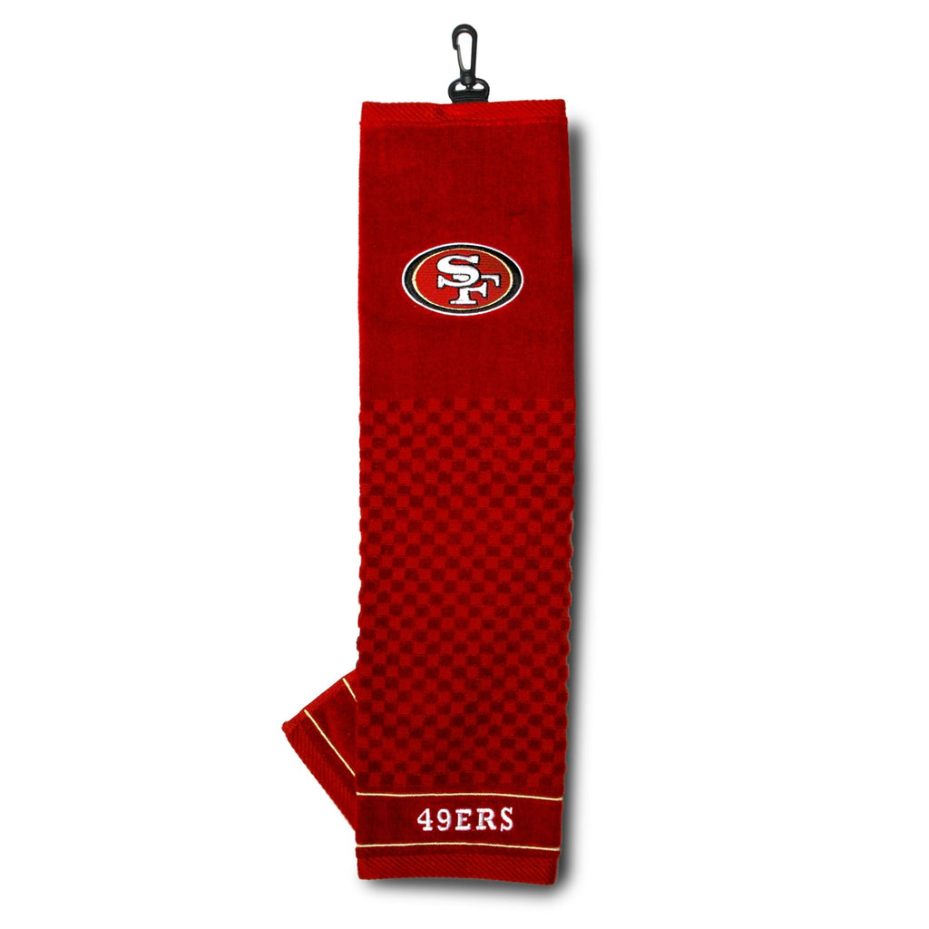 Team Golf SF 49ers Golf Towels - Tri - Fold 16x22 - 