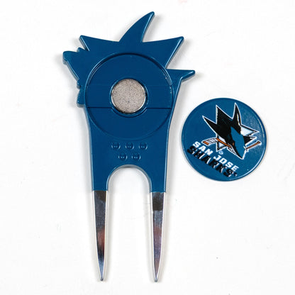 Team Golf SJ Sharks Divot Tools - Custom Shaped - 