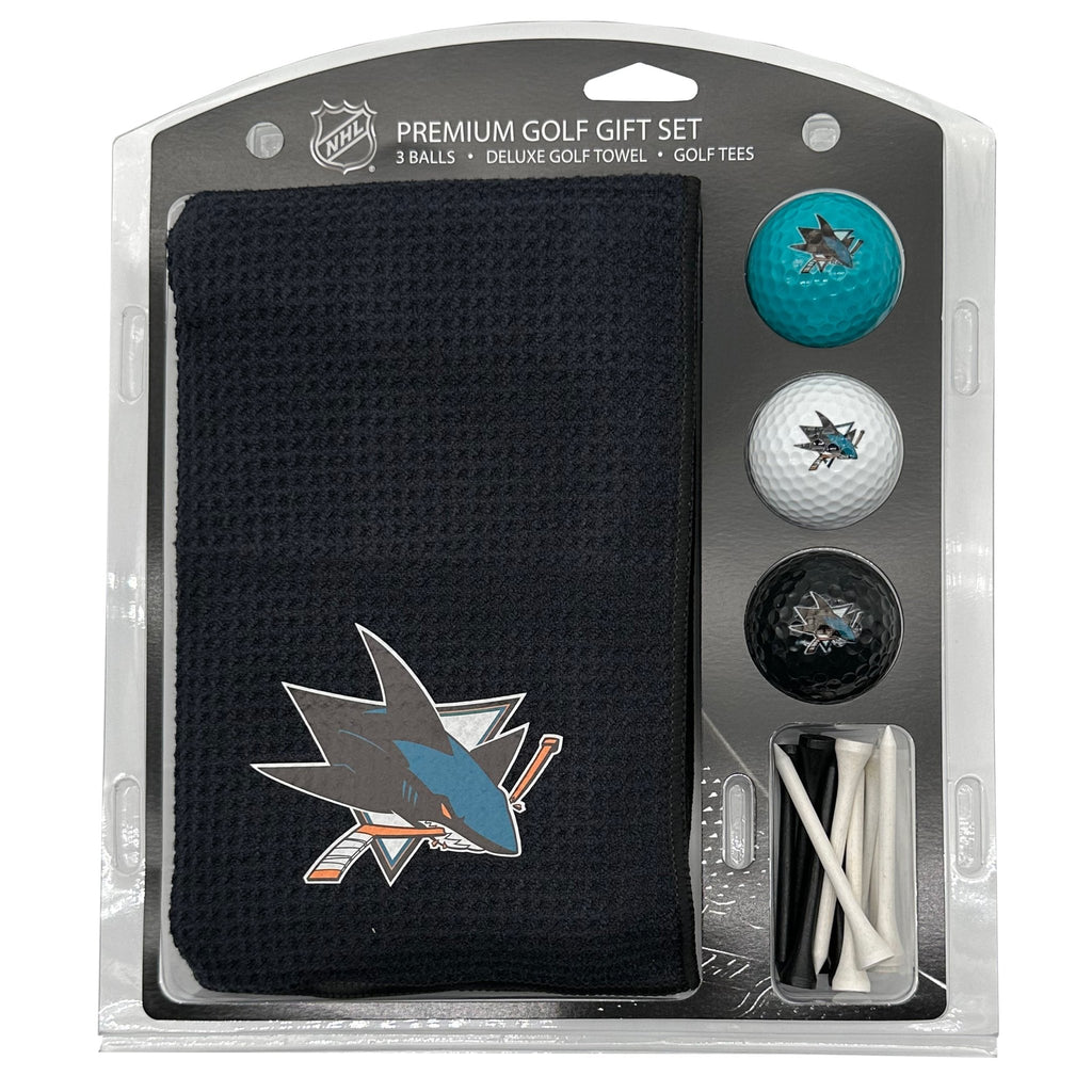 Team Golf SJ Sharks Golf Gift Sets - Microfiber Towel Gift Set - Color - 