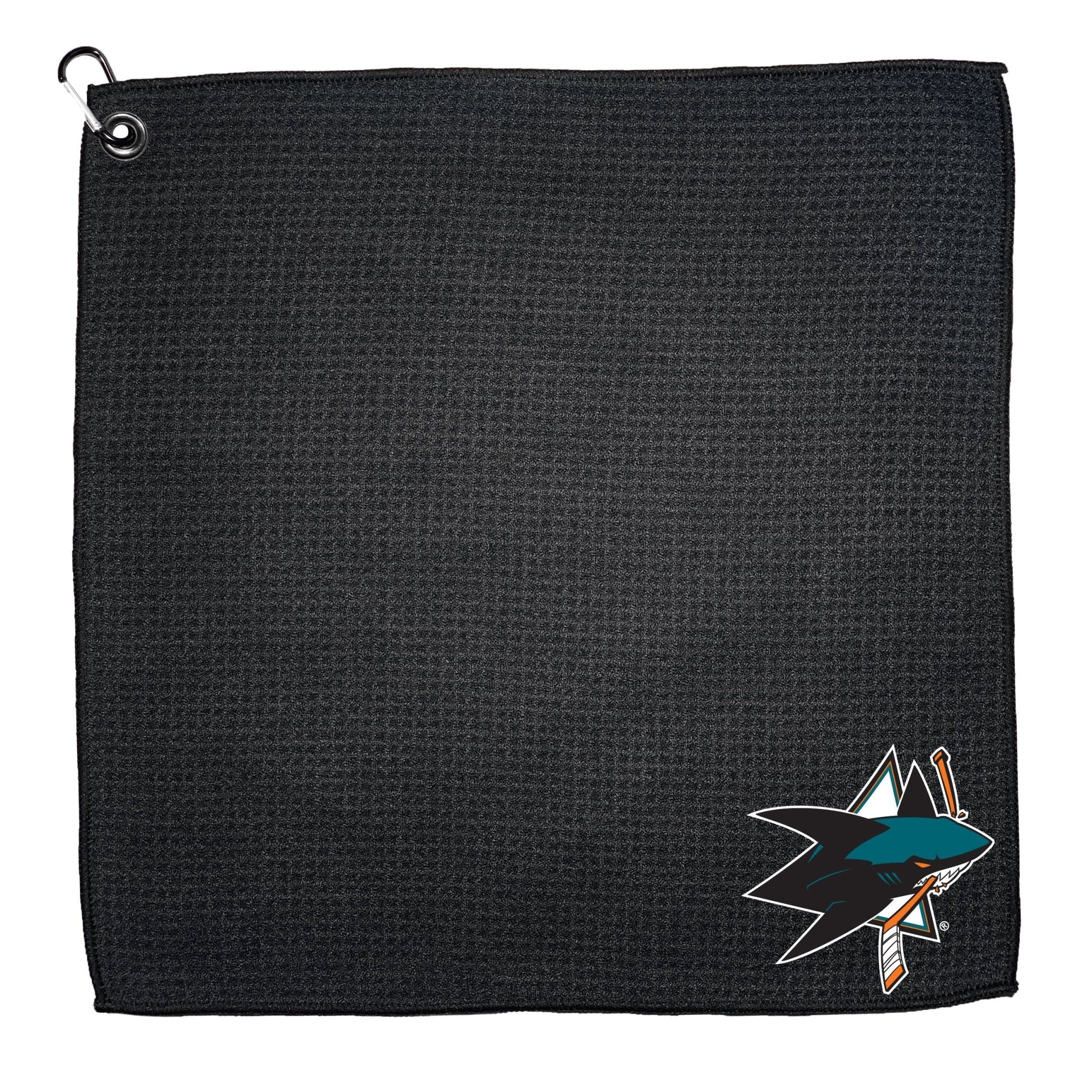 Team Golf SJ Sharks Towels - Microfiber 15X15 Color - 