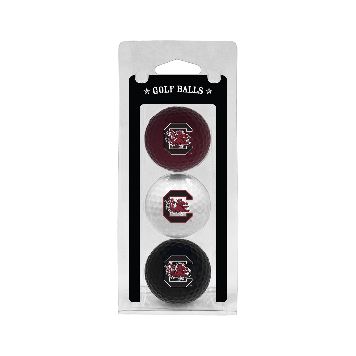 Team Golf South Carolina Golf Balls - 3 Pack - Team