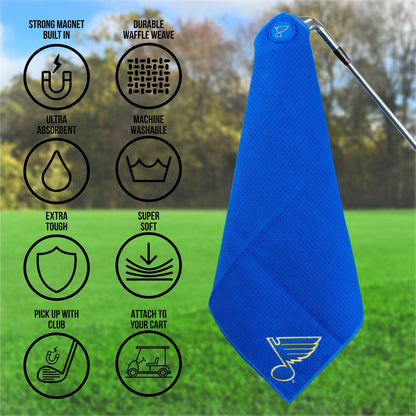 Team Golf St Louis Blues Magnetic Golf Towel - Team Golf USA