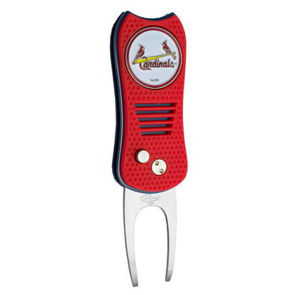 Team Golf St Louis Cardinals Divot Tools - Switchblade Divot Tool - 