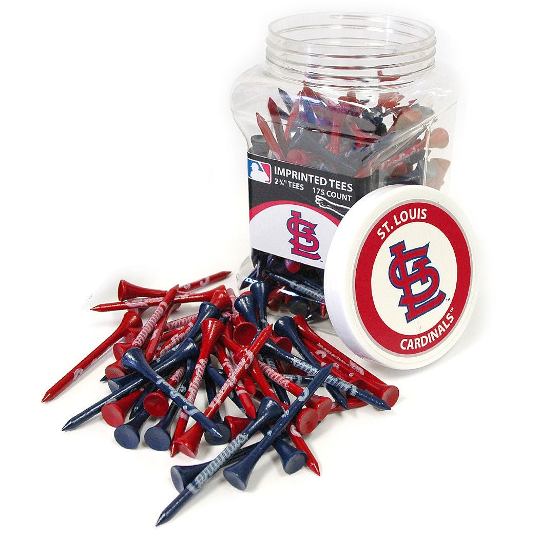 Team Golf St Louis Cardinals Golf Tees - 175 Tee Jar - 