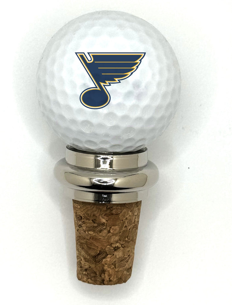 Team Golf STL Blues Cork Wine Stopper - 