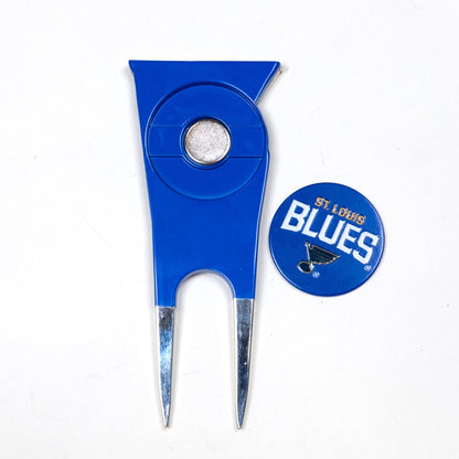 Team Golf STL Blues Divot Tools - Custom Shaped - 