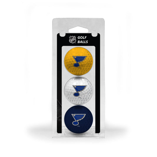 Team Golf STL Blues Golf Balls - 3 Pack - Team