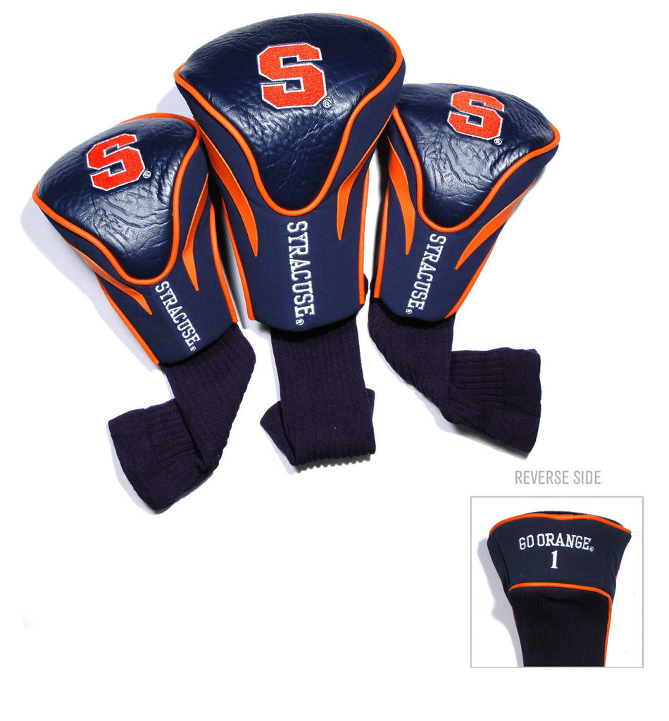 Team Golf Syracuse DR/FW Headcovers - 3 Pack Contour - Embroidered