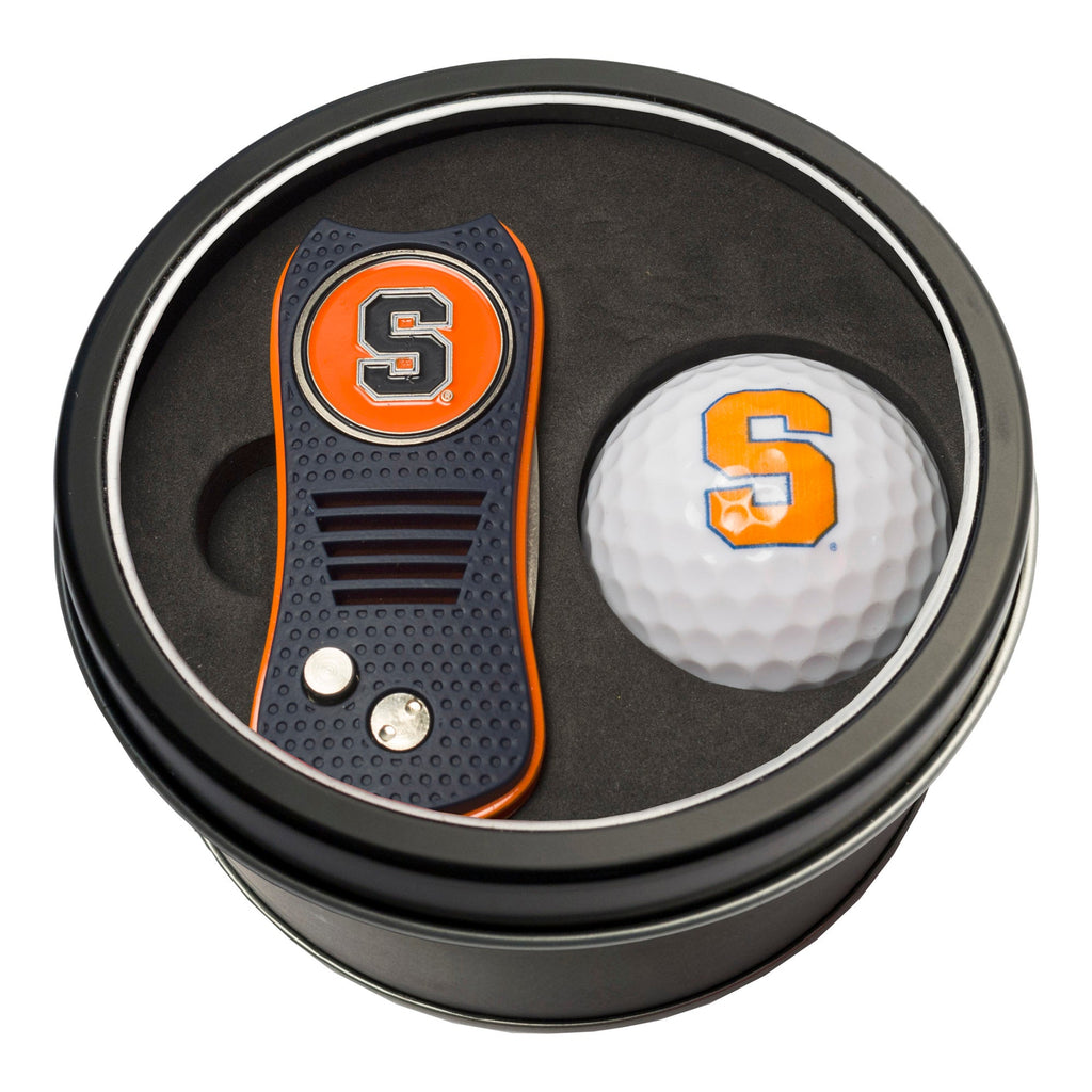 Team Golf Syracuse Golf Gift Sets - Tin - Divot Tool & Golf Ball - 