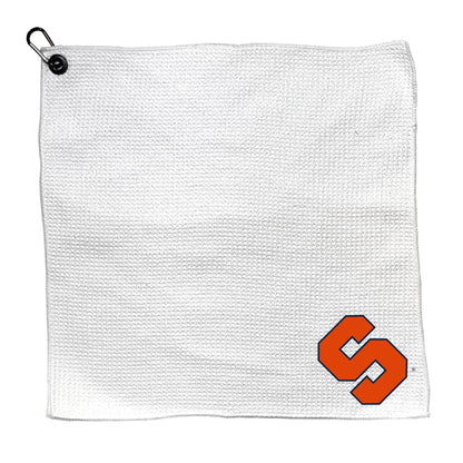 Team Golf Syracuse Golf Towels - Microfiber 15X15 White - 