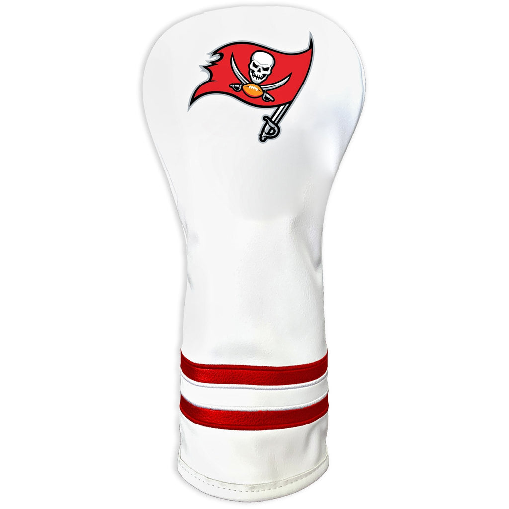 Team Golf Tampa Bay Buccaneers DR/FW Headcovers - Fairway HC - Printed White