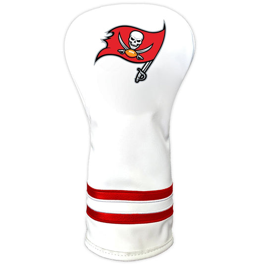 Team Golf Tampa Bay Buccaneers DR/FW Headcovers - Vintage Driver HC - Printed White