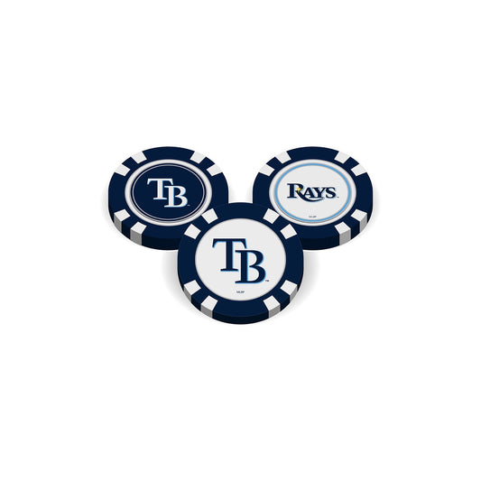 Team Golf Tampa Bay Rays Ball Markers - Golf Chip Marker - 