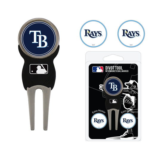 Team Golf Tampa Bay Rays Divot Tools - Signature Divot Tool Pack - 
