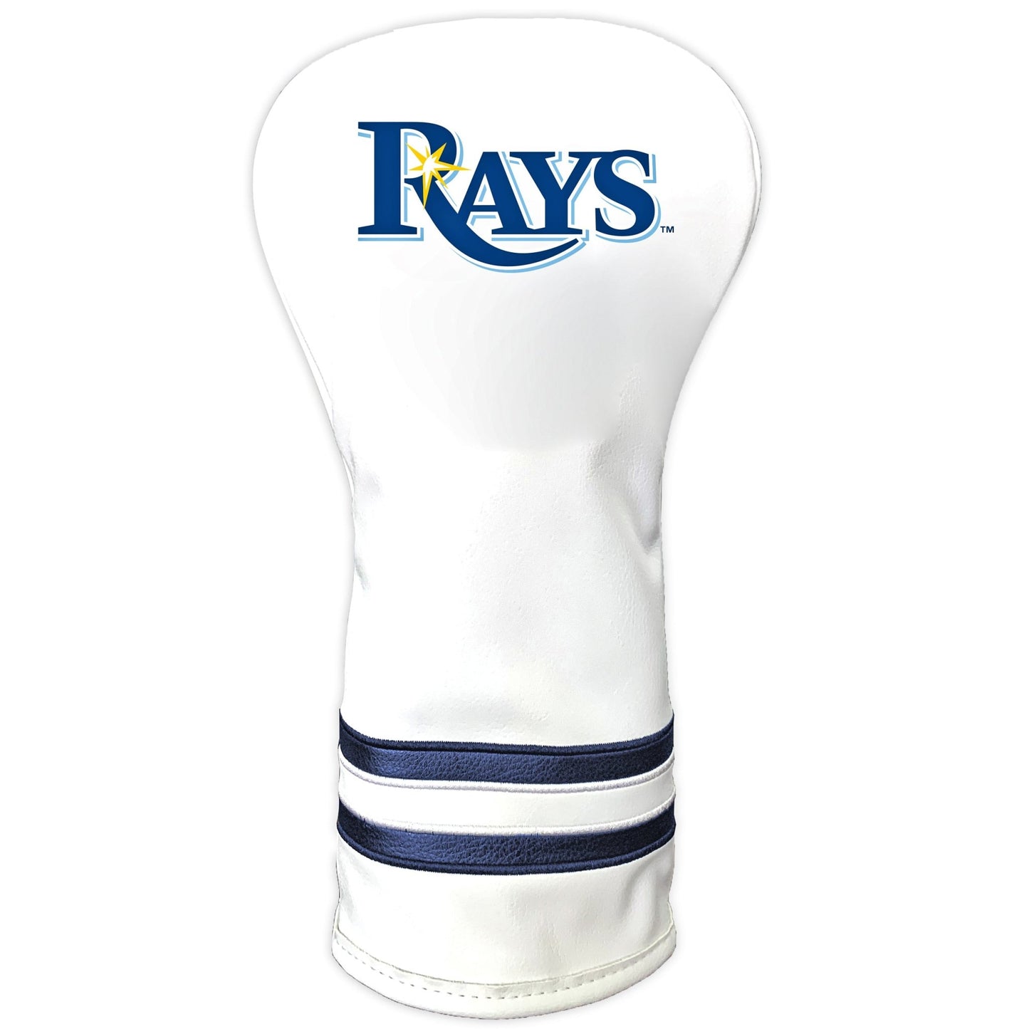Team Golf Tampa Bay Rays DR/FW Headcovers - Vintage Driver HC - Printed White