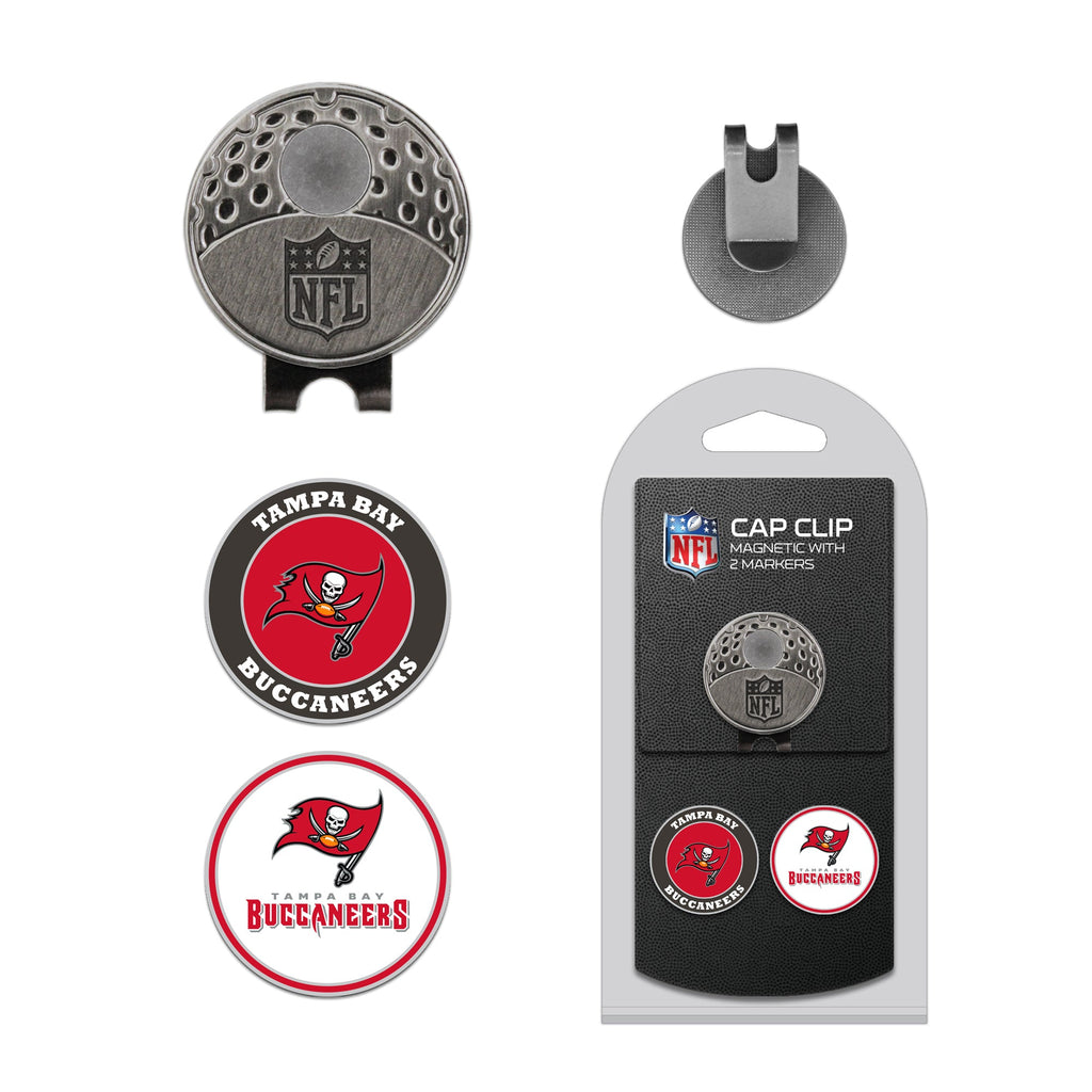 Team Golf TB Buccaneers Ball Markers - Hat Clip - 2 markers - 