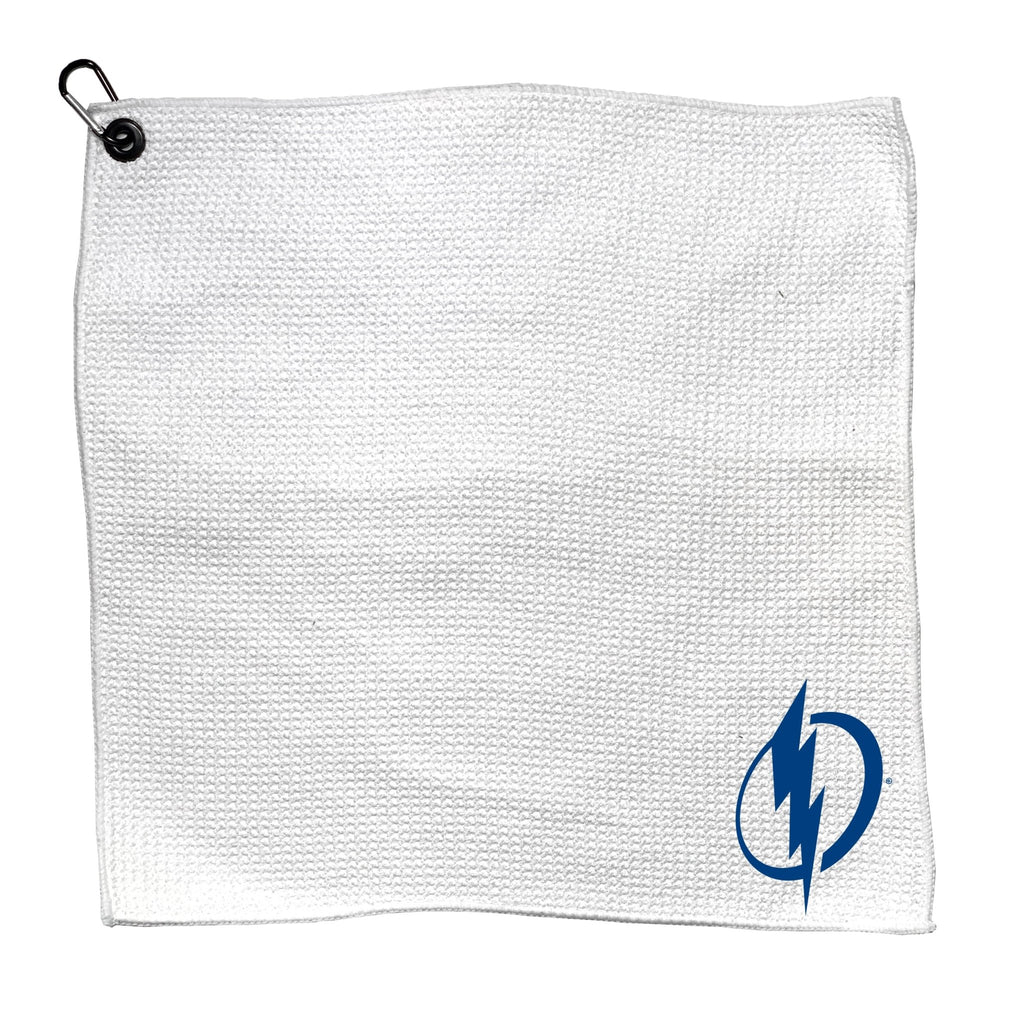 Team Golf TB Lightning Towels - Microfiber 15X15 White - 