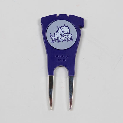 Team Golf TCU Divot Tools - Custom Shaped - 