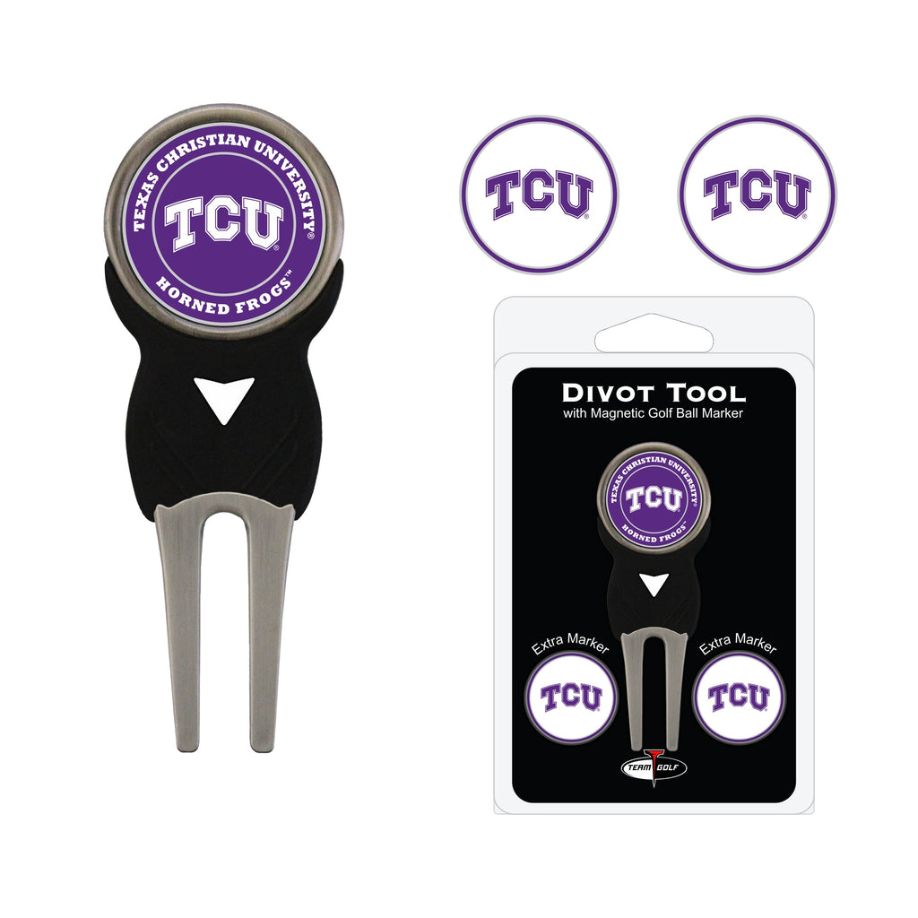 Team Golf TCU Divot Tools - Signature Divot Tool Pack - 