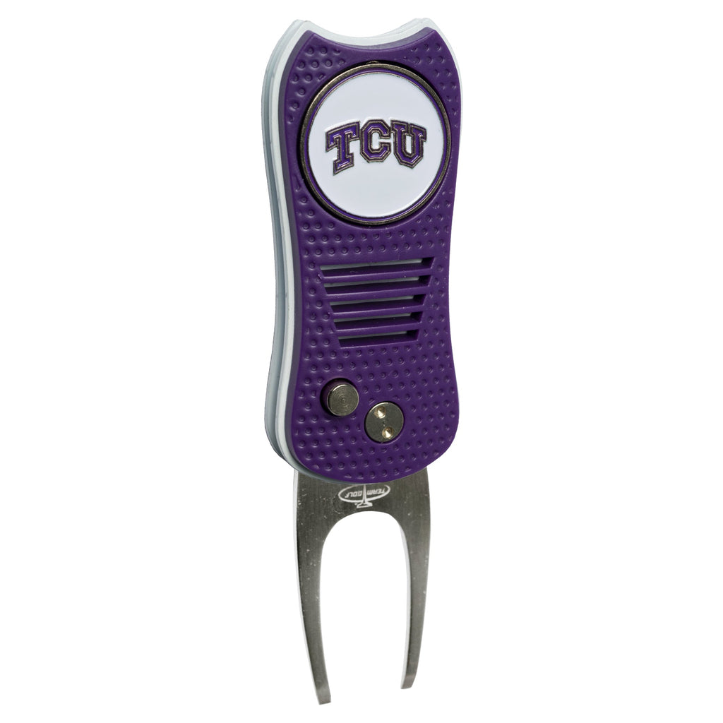 Team Golf TCU Divot Tools - Switchblade Divot Tool - 