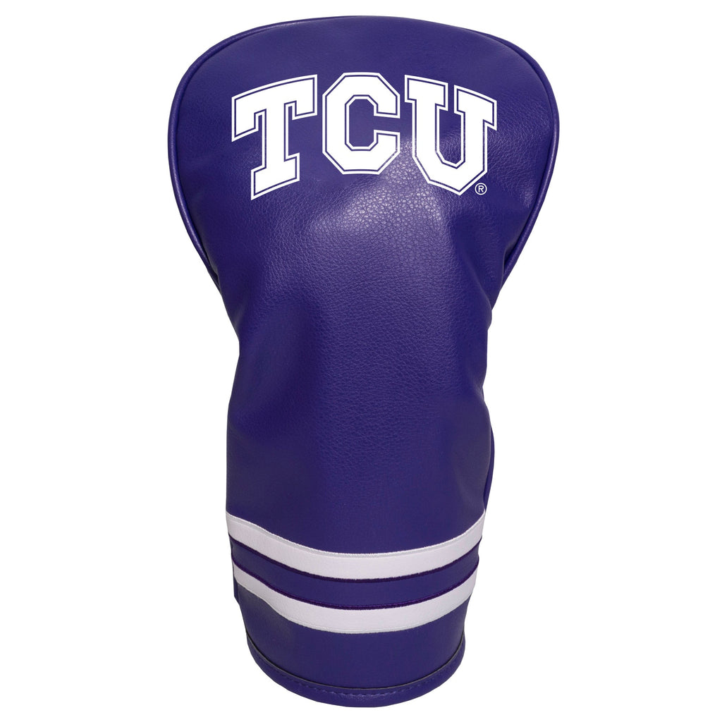 Team Golf TCU DR/FW Headcovers - Vintage Driver HC - Embroidered