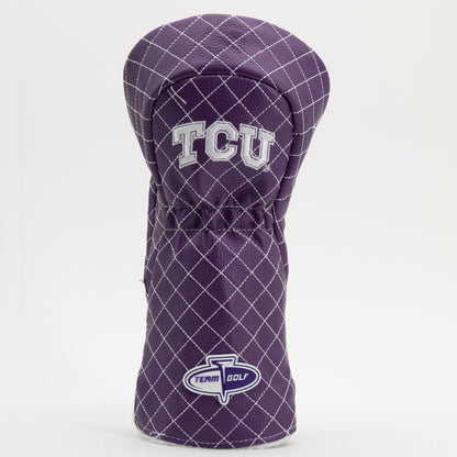 Team Golf TCU DR/FW Quilted Headcovers - Team Golf USA