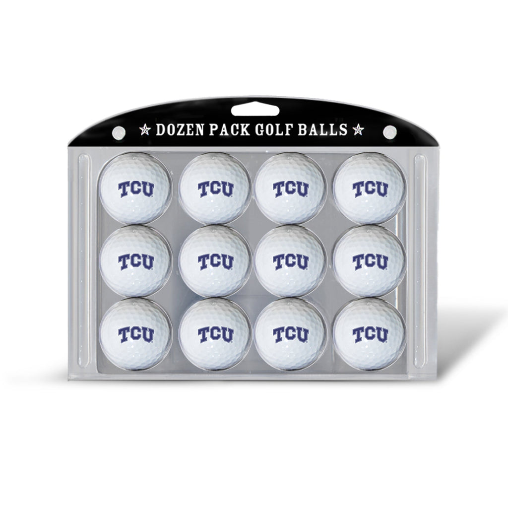 Team Golf TCU Golf Balls - 12 Pack - White