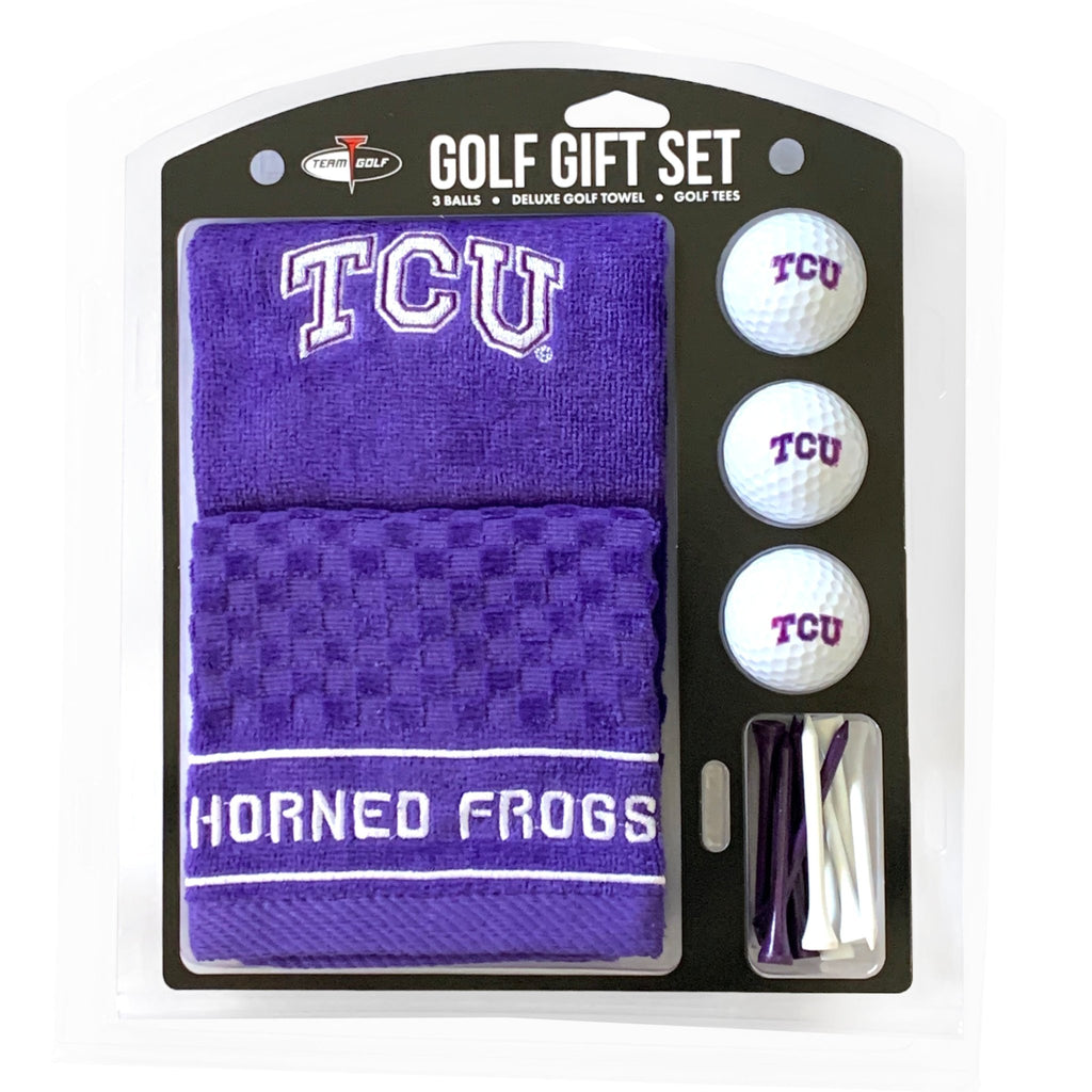 Team Golf TCU Golf Gift Sets - Embroidered Towel Gift Set - 