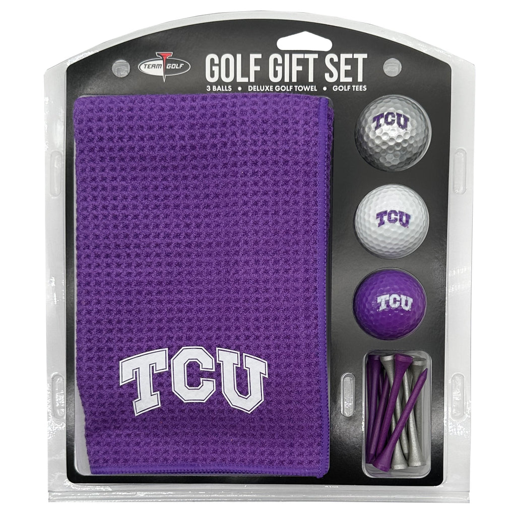 Team Golf TCU Golf Gift Sets - Microfiber Towel Gift Set - Color - 