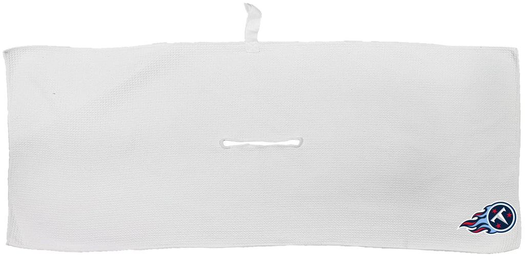 Team Golf TEN Titans Golf Towels - Microfiber 16X40 White - 