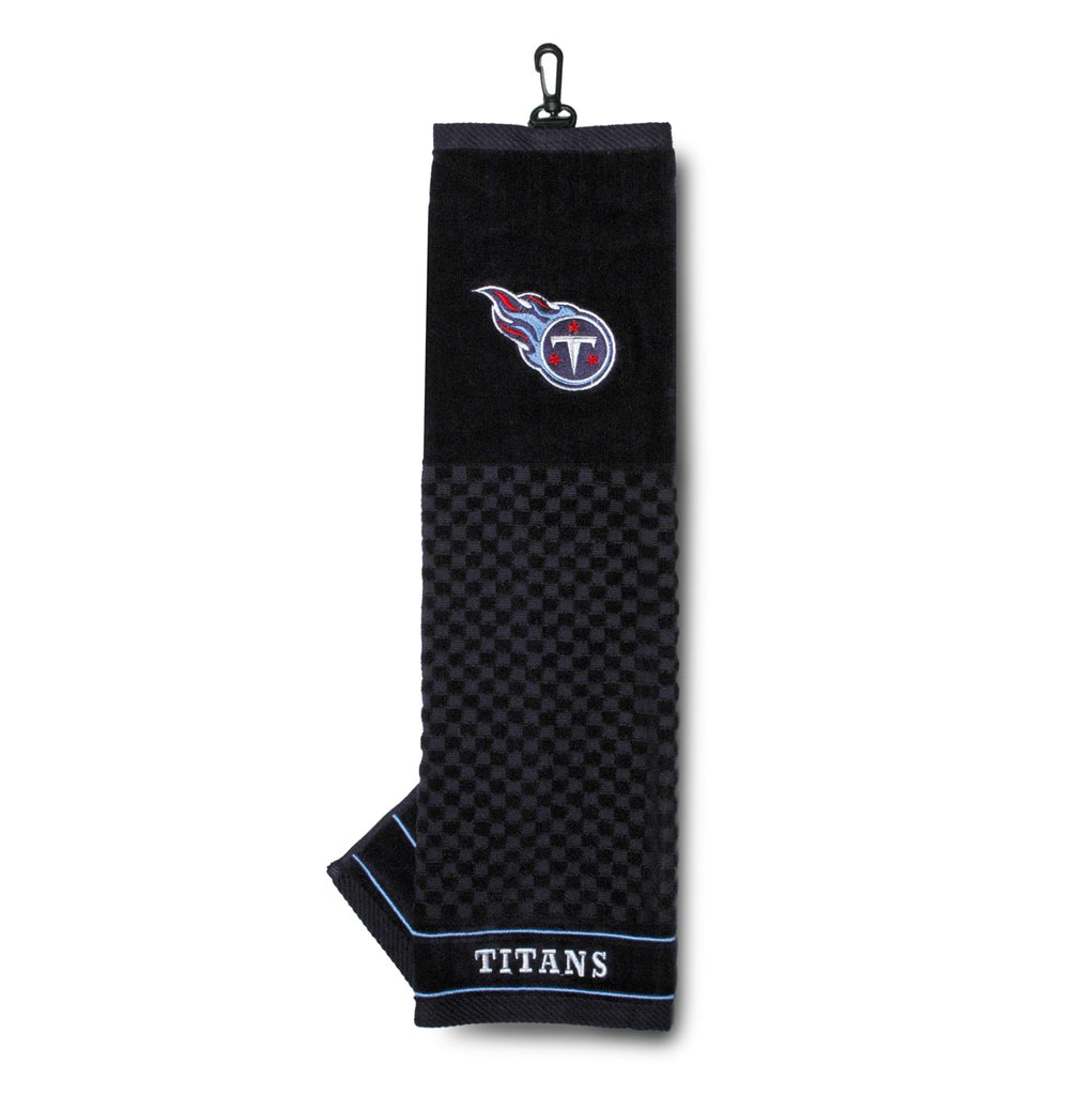 Team Golf TEN Titans Golf Towels - Tri - Fold 16x22 - 