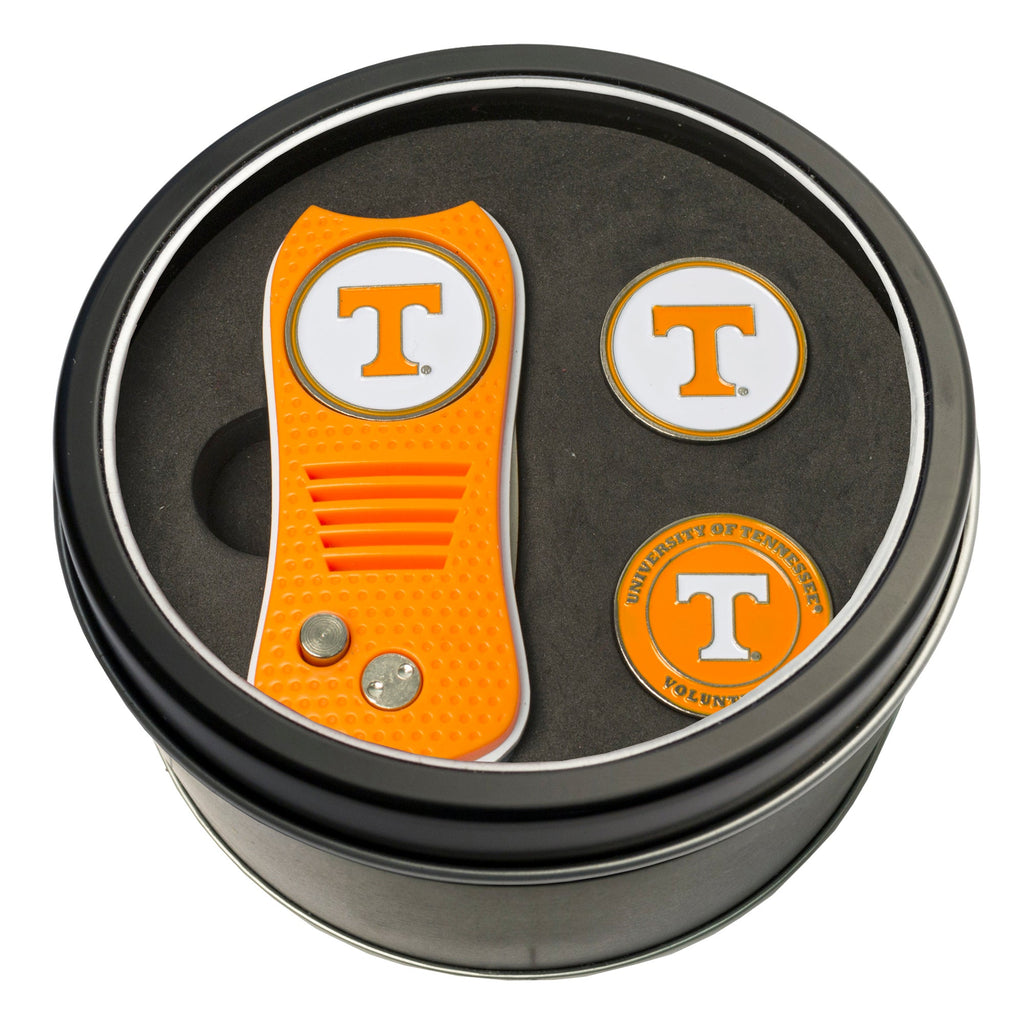 Team Golf Tennessee Golf Gift Sets - Tin - Divot Tool & 2 Markers - 