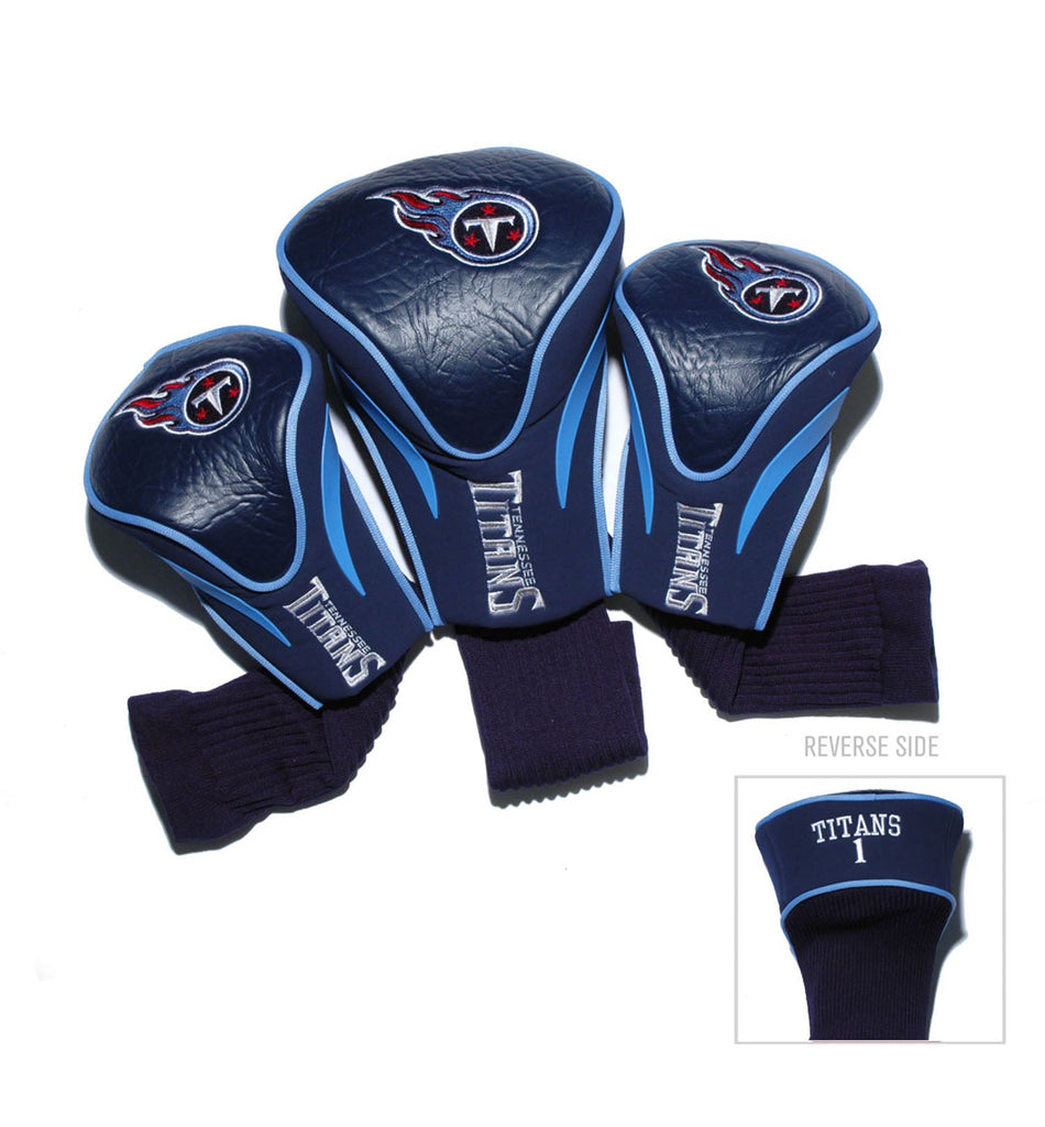 Team Golf Tennessee Titans DR/FW Headcovers - 3 Pack Contour - Embroidered