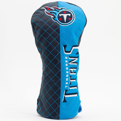 Team Golf Tennessee Titans DR/FW Quilted Headcovers - Team Golf USA