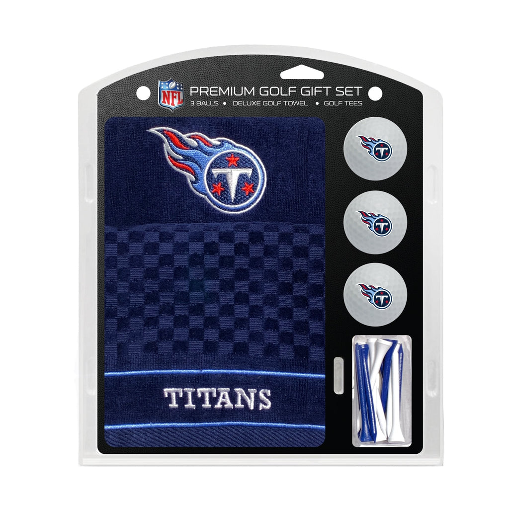 Team Golf Tennessee Titans Golf Gift Sets - Embroidered Towel Gift Set -