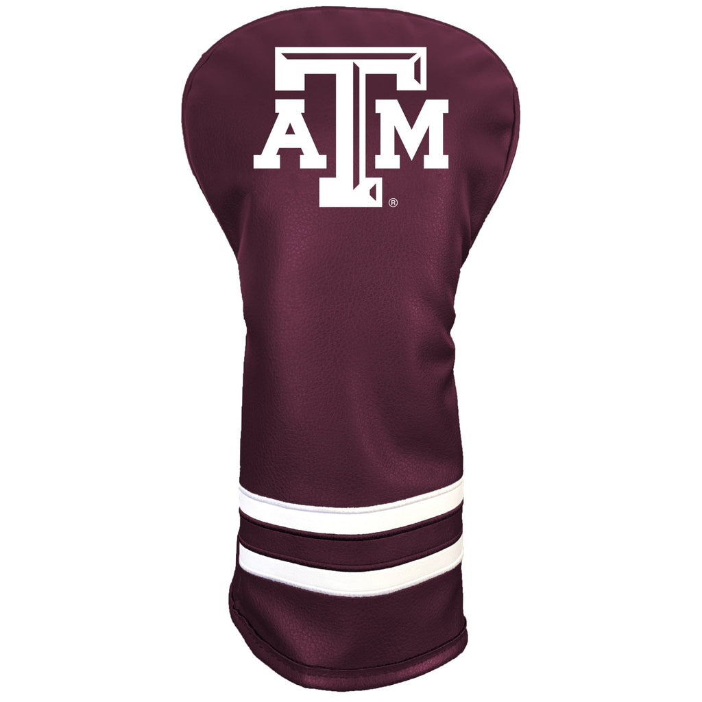 Team Golf Texas A&M DR/FW Headcovers - Vintage Driver HC - Printed Color
