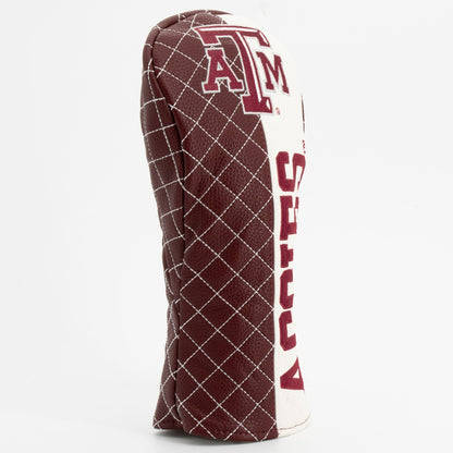 Team Golf Texas A&M DR/FW Quilted Headcovers - Team Golf USA