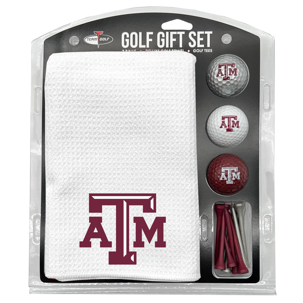 Team Golf Texas A&M Golf Gift Sets - Microfiber Towel Gift Set - White - 