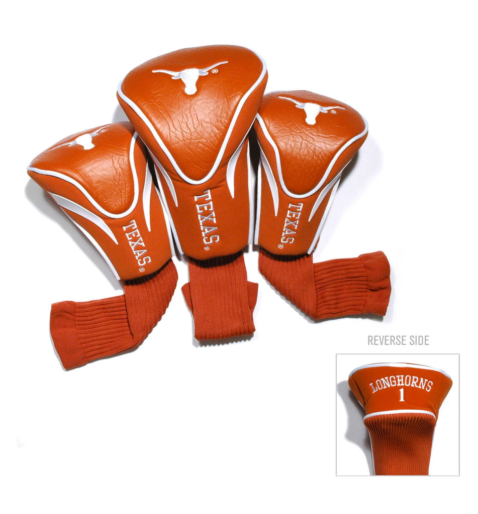 Team Golf Texas DR/FW Headcovers - 3 Pack Contour - Embroidered