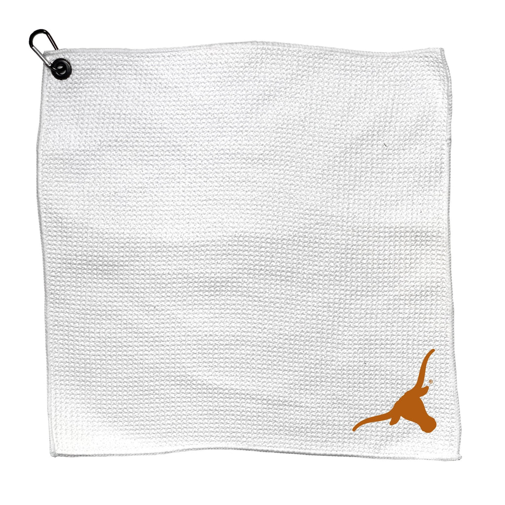 Team Golf Texas Golf Towels - Microfiber 15X15 White - 