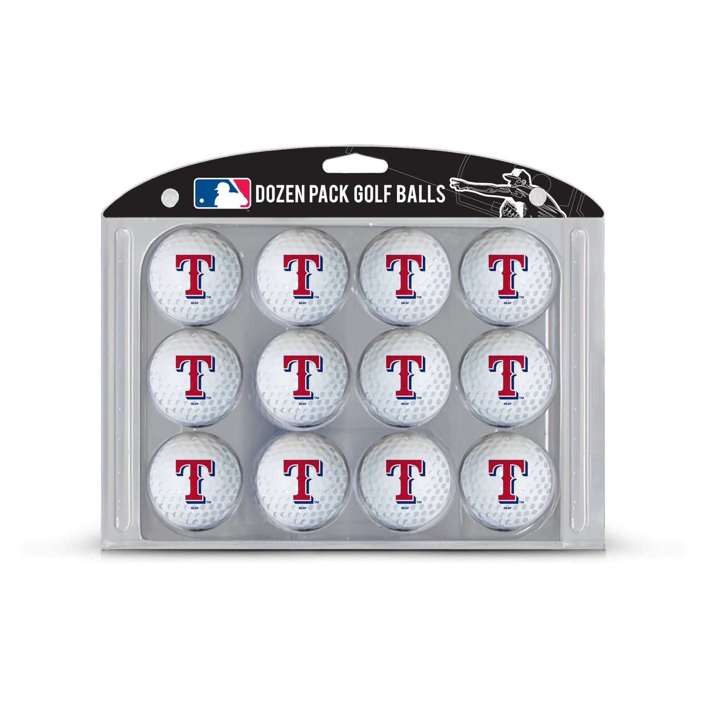 Team Golf Texas Rangers Golf Ball - 12 Pack - White