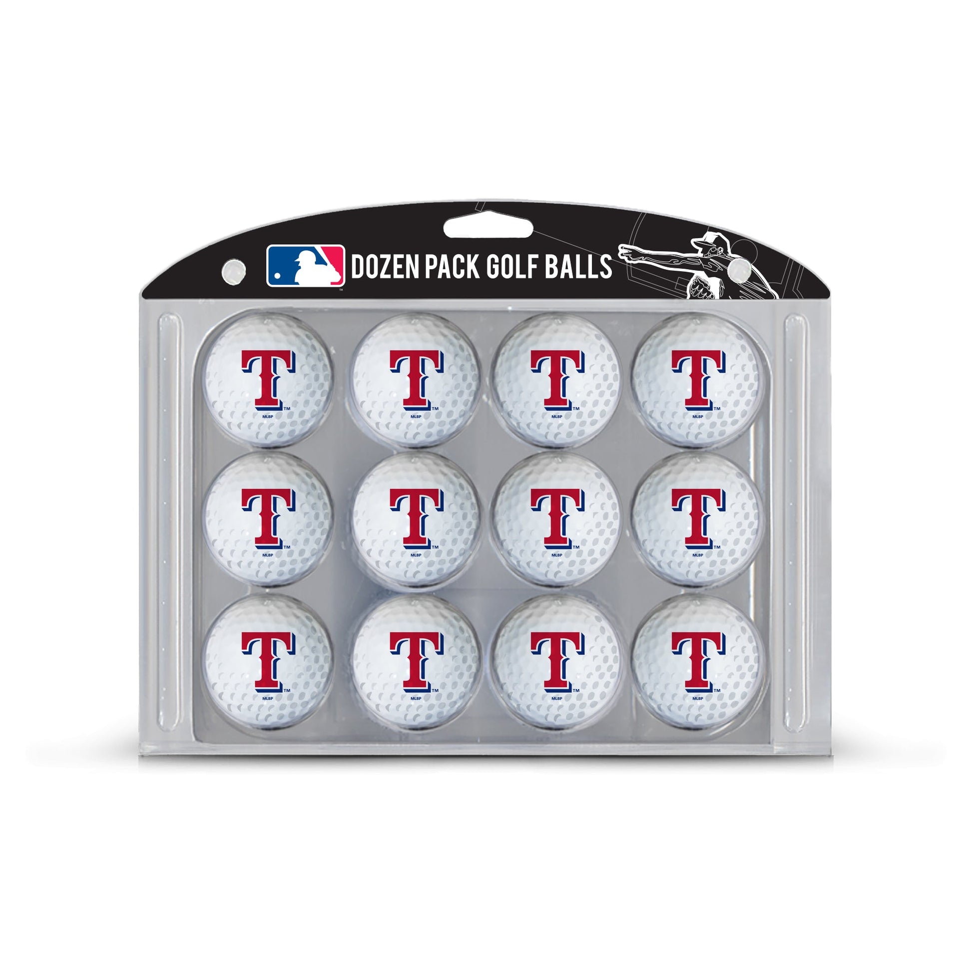 Team Golf Texas Rangers Golf Ball - 12 Pack - White
