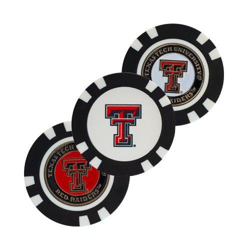 Team Golf Texas Tech Ball Markers - Golf Chip Marker - 