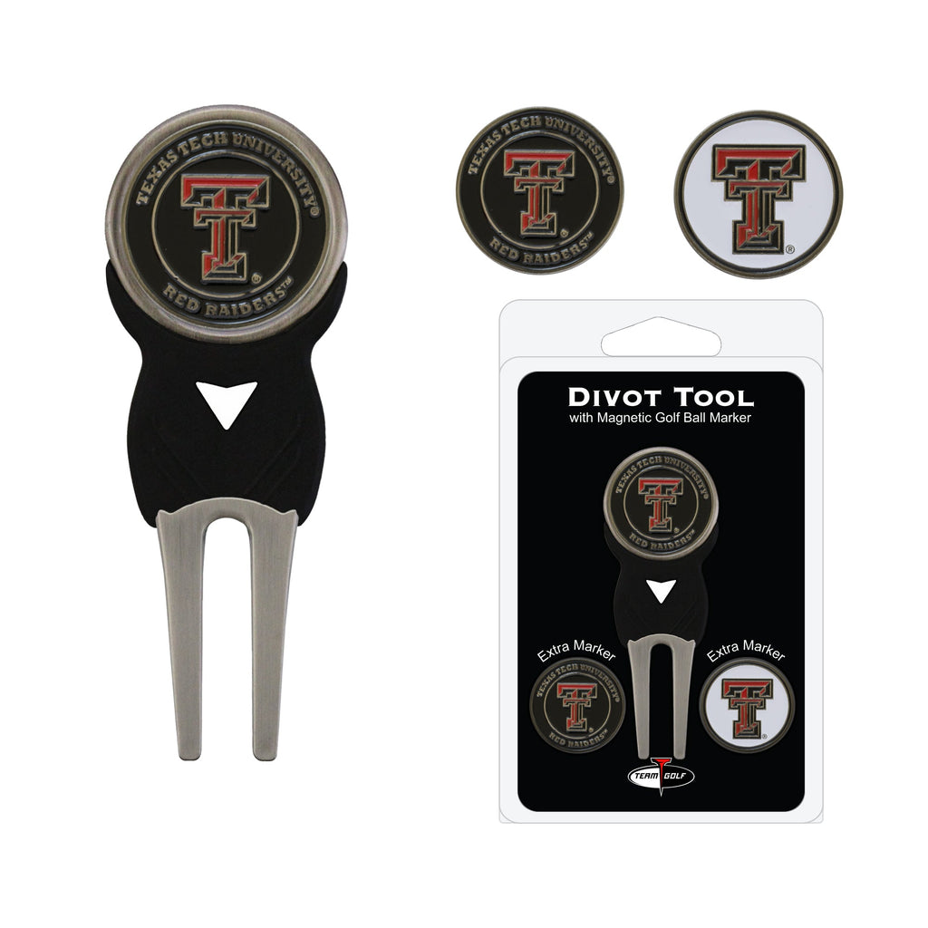 Team Golf Texas Tech Divot Tools - Signature Divot Tool Pack - 