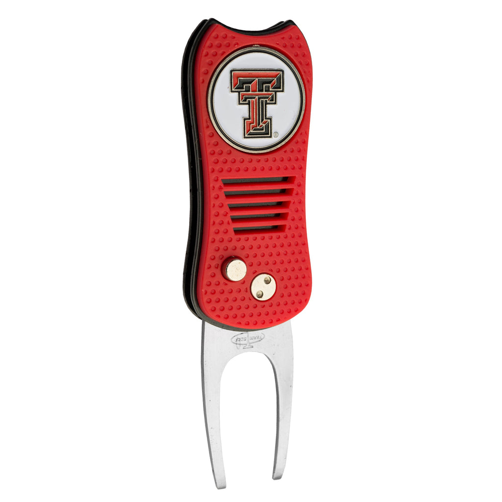 Team Golf Texas Tech Divot Tools - Switchblade Divot Tool - 