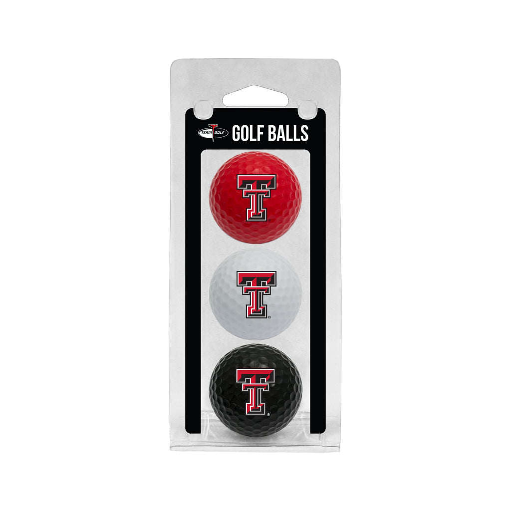 Team Golf Texas Tech Golf Balls - 3 Pack - Team