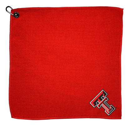 Team Golf Texas Tech Golf Towels - Microfiber 15X15 Color - 