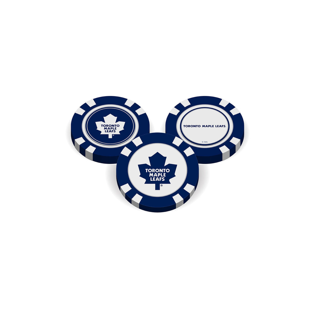 Team Golf TOR Maple Leafs Ball Markers - Golf Chip Marker - 