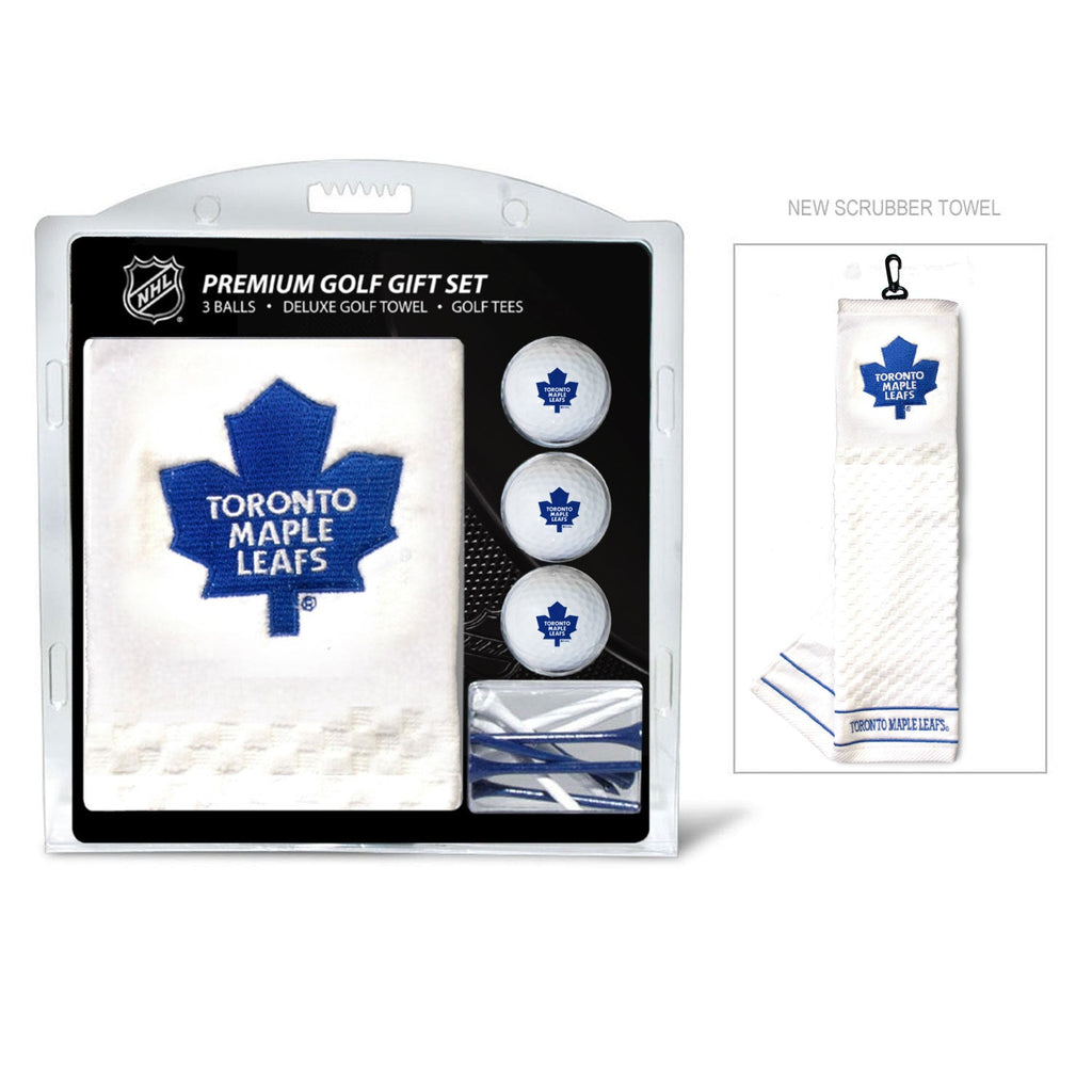 Team Golf TOR Maple Leafs Golf Gift Sets - Embroidered Towel Gift Set - 